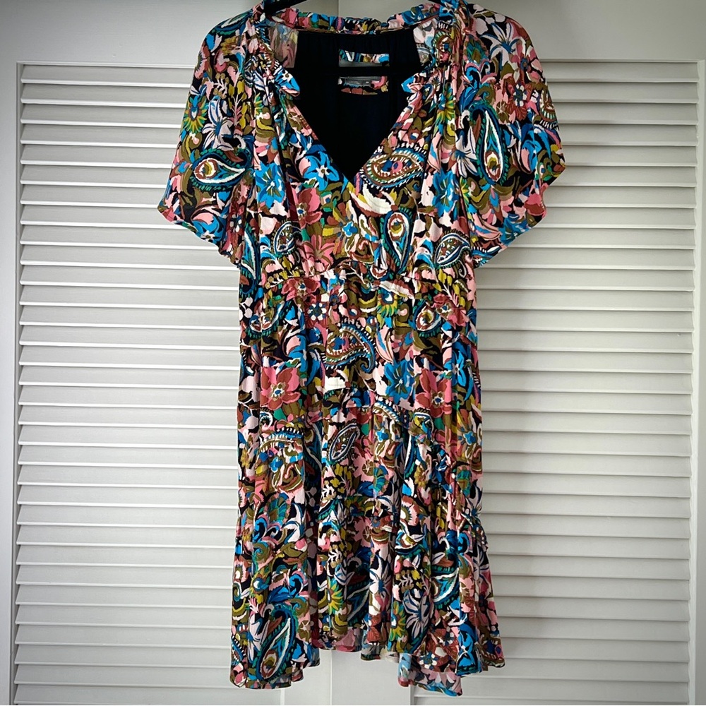 Anthropologie Robin Tiered Minidress SP